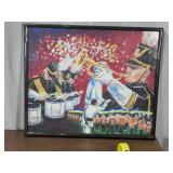 (1) Framed Marching Band Artwork