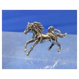 Vintage Sterling Silver Southwestern Galloping