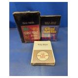 (3) Holy Bible King James Version Gift and Award
