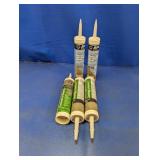 (5) Tubes of Sealant  DAP & GE Silicone Caulk