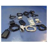 (11) Electronic Cables Chargers Earphones
