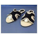Superstay Open-Toe Fleece-Lined Slippers - Size 11