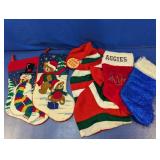 (6) Christmas Stockings - Aggies & More