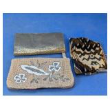 (3) Assorted Small Clutch and Coin Purses