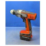 (1) Black & Decker 12V Cordless Power Drill