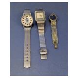 (3) Assorted Quartz Wristwatches
