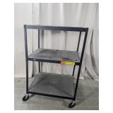 (1) Metal Utility Cart with Wheels