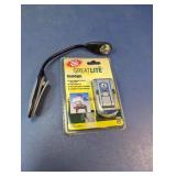 (2) GreatLite Clip-On LED Booklight Silver Black