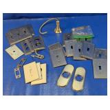 (1) Mixed Wall Plate Covers & Hardware