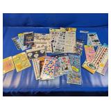Assorted Scrapbook Sticker & Embellishment Lot