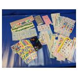 Assorted Scrapbook Sticker & Embellishment Lot