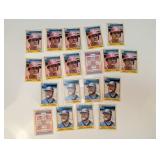LOT OF 1984 PURINA/TOPPS STAR BASEBALL CARDS