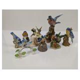 (1) Assorted Bird Figurines and Bell Collection