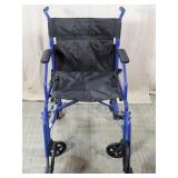 (1) Medline Transport Wheelchair