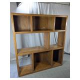 (1) Open Cubby Wooden Bookcase