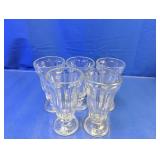 (5) Clear Glass Sundae Cups