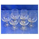 (6) Safeshred Branded Glass Goblets