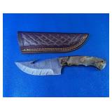 (1) Fixed-Blade Hunting Knife w/ Sheath