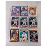 SHEET OF 9 MIKE GREENWELL CARDS