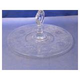 Tiara Sandwich Clear Center Handled Serving Tray