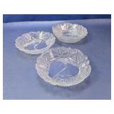 Vintage Indiana Avocado Pressed Glass Bowl