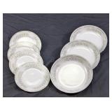 (7)Vintage "Bouquet" Porcelain Serving Lot