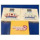 (3) Collection of Karaoke CD+G Box Set Lot