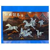 (1) Mother-of-Pearl Horse Wall Art