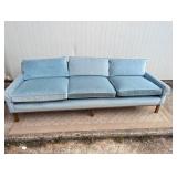 (1) Light Blue Upholstered Sofa