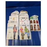 (9) Sewing Pattern Packs - Butterick & More