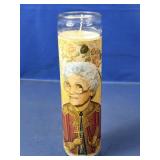 (1) ShopBobbyK Decorative Glass Prayer Candle