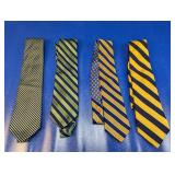 (4) Striped Neck Ties