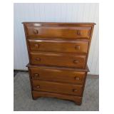 Vintage Stacking Wood Dresser Chests