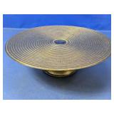 (1) Metallic-Finish Cake Stand/Serving Pedestal