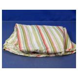 (1) Striped Circular Fabric Cover