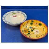 (2) Oneida & Pfaltzgraff Ceramic Bowls