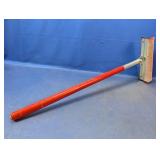 (1) Red Handle Window Squeegee with Sponge Head