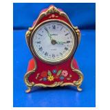 (1) UHREX Vintage Floral Alarm Clock