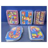 (5) iScream Letter Shaped Notebooks