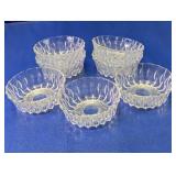(7) Glass Dessert Bowls