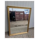 Elegant Gold Ornate Framed Wall or Floor Mirror