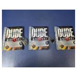 (3) Dude Diary Journals with Padlocks
