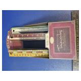 Timeworks 12" Decorative Wood Rulers w/ Box
