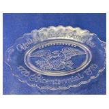 (1) Bicentennial Glass Display Plate