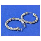 14k Yellow Gold and 925 Sterling Silver Rope