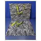 (2) Luv Ur Locker Zebra Magnet Boards w/ Magnets