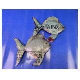 (2) Decorative metal Fish Wall Decor Duo