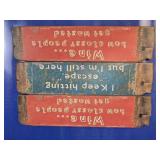 (3) Wooden Wall Signs