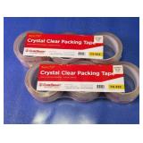 (6) Rolls CubeSmart Crystal Clear Packing Tape