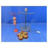 (4) Decorative Jewelry Holders